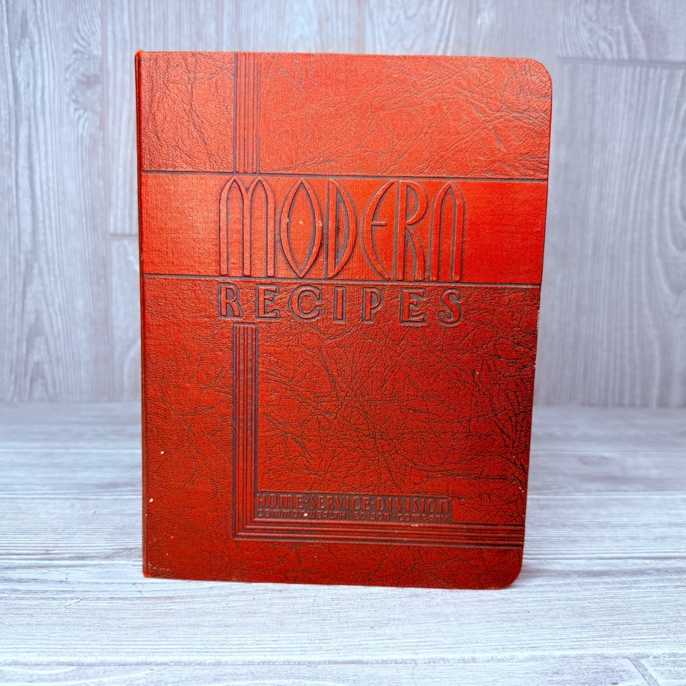 Modern recipes service division Commonwealth Edison Company cookbook and manuals